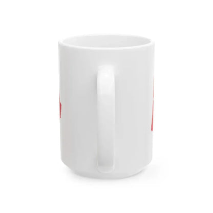 Flag-map of Occitania (France) White Coffee Mug - Go Mug Yourself