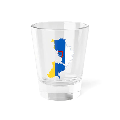 Flag-map of Odesa Oblast (Ukraine) Shot Glass 1.5oz 1.5oz - Go Mug Yourself
