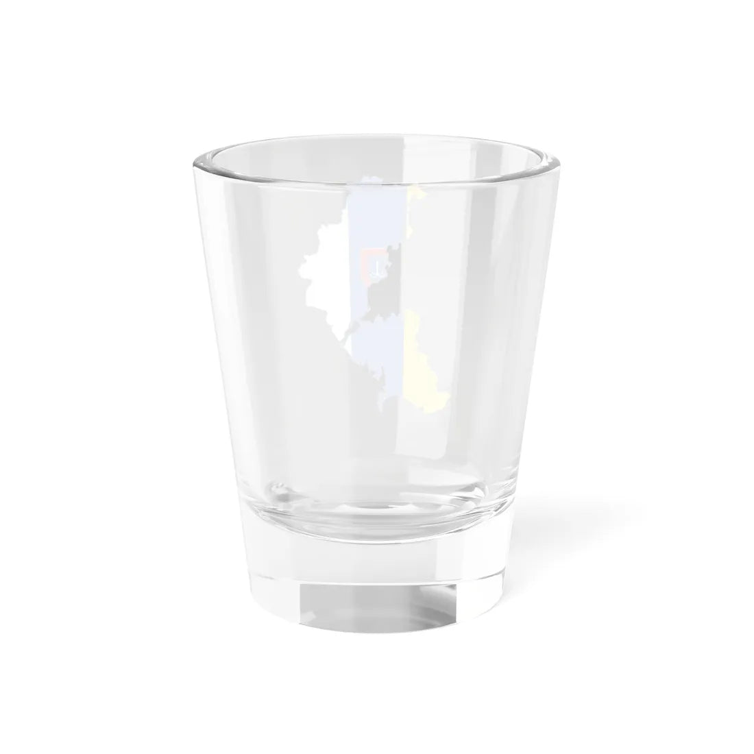 Flag-map of Odesa Oblast (Ukraine) Shot Glass 1.5oz - Go Mug Yourself