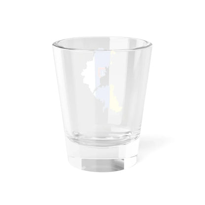 Flag-map of Odesa Oblast (Ukraine) Shot Glass 1.5oz - Go Mug Yourself