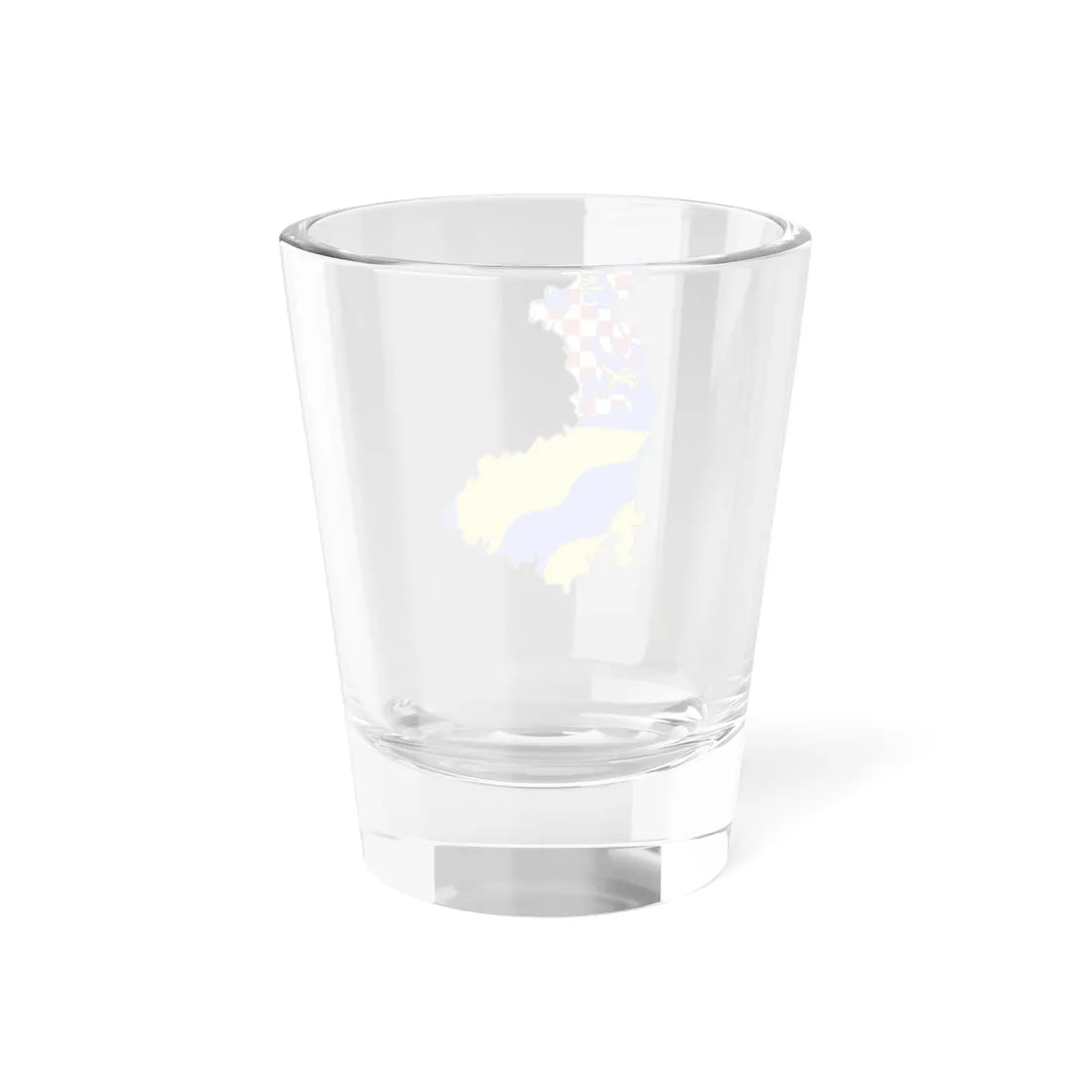 Flag-map of Olomouc Region (Czech Republic) Shot Glass 1.5oz - Go Mug Yourself