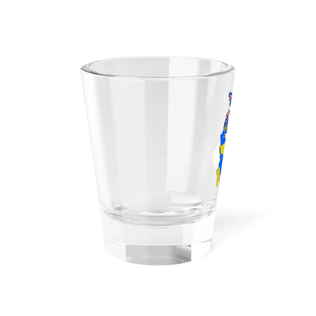 Flag-map of Olomouc Region (Czech Republic) Shot Glass 1.5oz - Go Mug Yourself