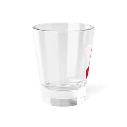 Flag-map of Oman precise boundaries (Oman) Shot Glass 1.5oz - Go Mug Yourself