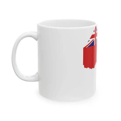 Flag-map of Ontario (Canada) White Coffee Mug - Go Mug Yourself