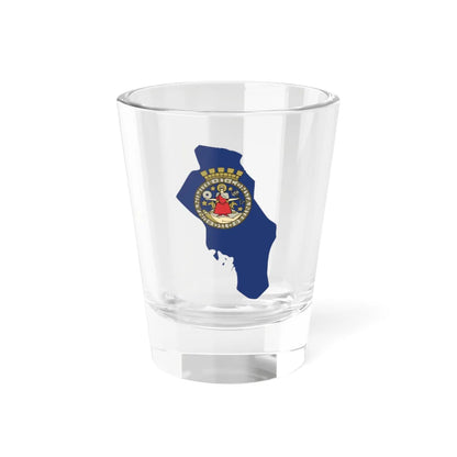 Flag-map of Oslo (Norway) Shot Glass 1.5oz 1.5oz - Go Mug Yourself