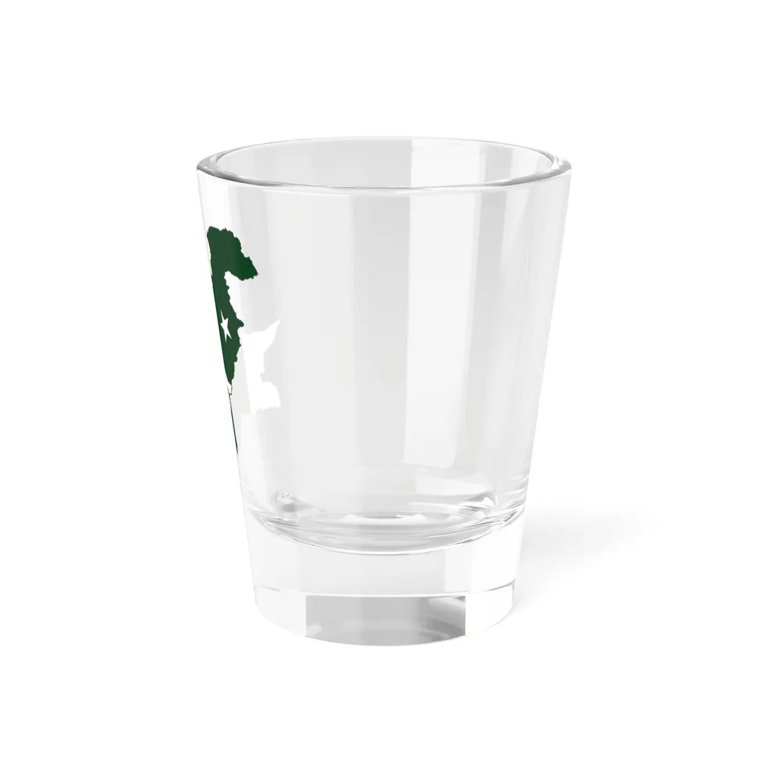 Flag-map of Pakistan de-facto (Pakistan) Shot Glass 1.5oz - Go Mug Yourself