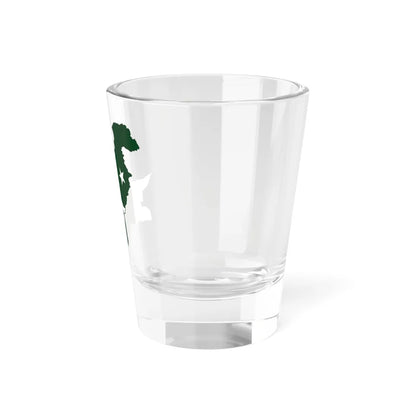 Flag-map of Pakistan de-facto (Pakistan) Shot Glass 1.5oz - Go Mug Yourself
