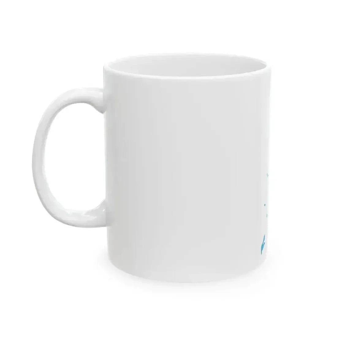 Flag map of Palau (Palau) White Coffee Mug - Go Mug Yourself