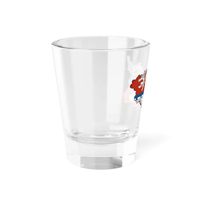 Flag-map of Pardubice Region (Czech Republic) Shot Glass 1.5oz - Go Mug Yourself