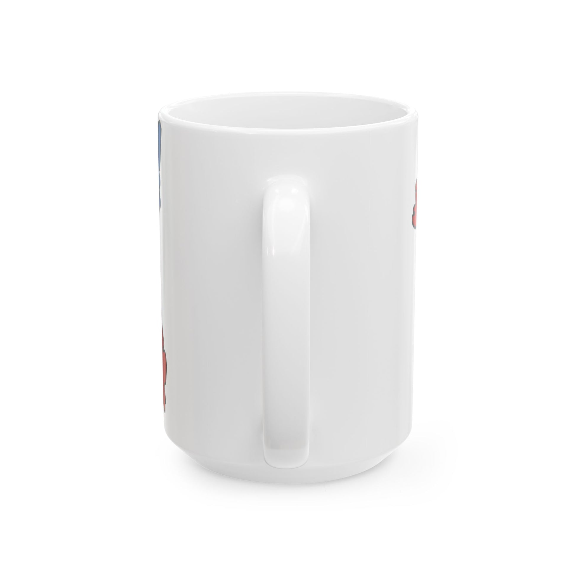 Flag-map of Pardubice Region (Czech Republic) White Coffee Mug-Go Mug Yourself