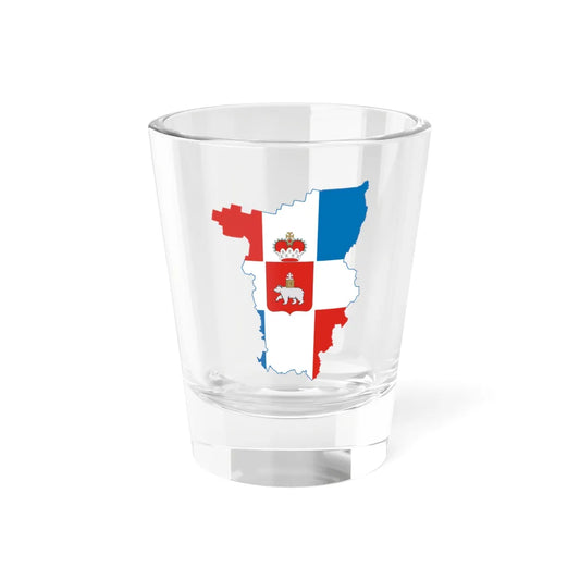 Flag-map of Perm Krai (Russia) Shot Glass 1.5oz 1.5oz - Go Mug Yourself