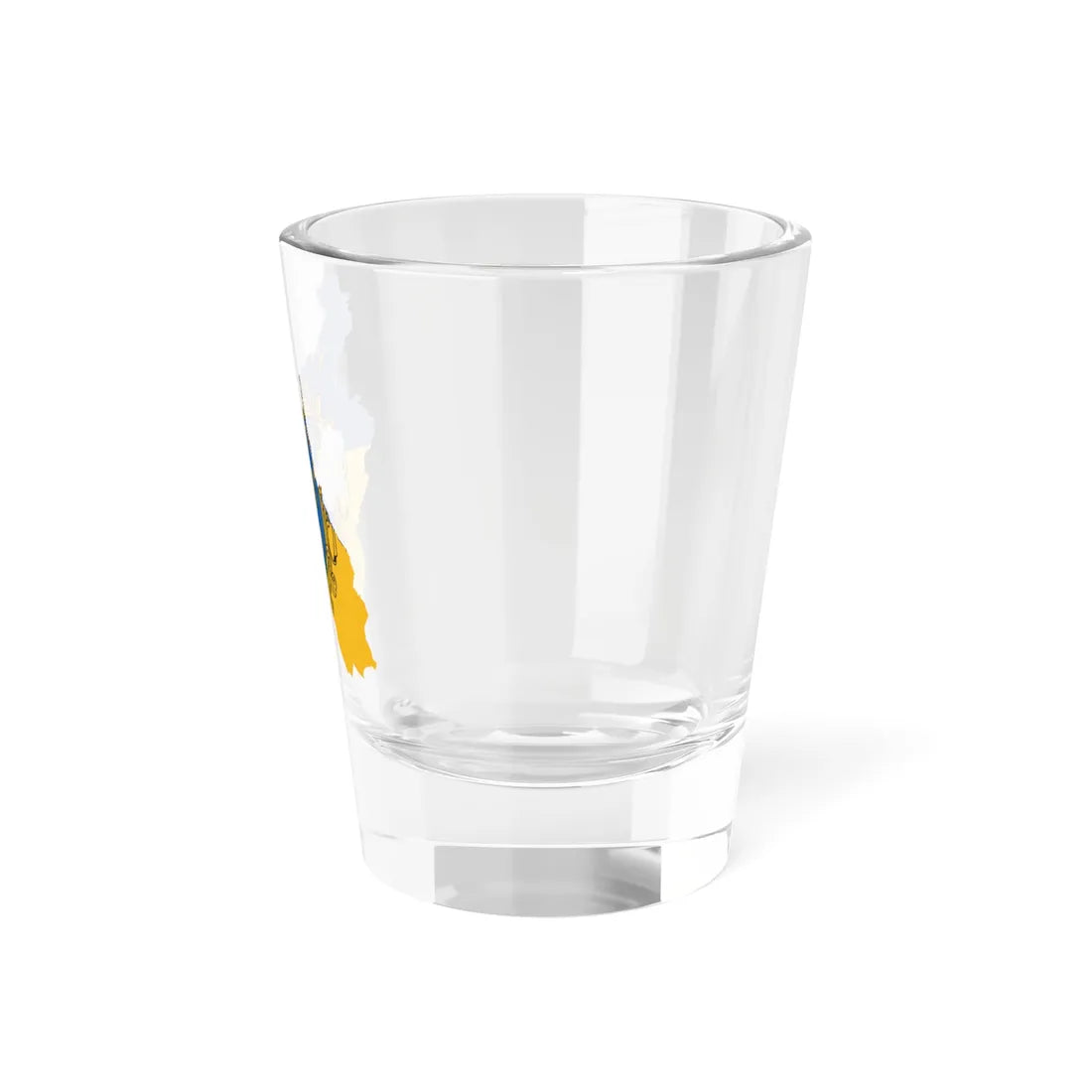 Flag-map of Pest County (Hungary) Shot Glass 1.5oz - Go Mug Yourself