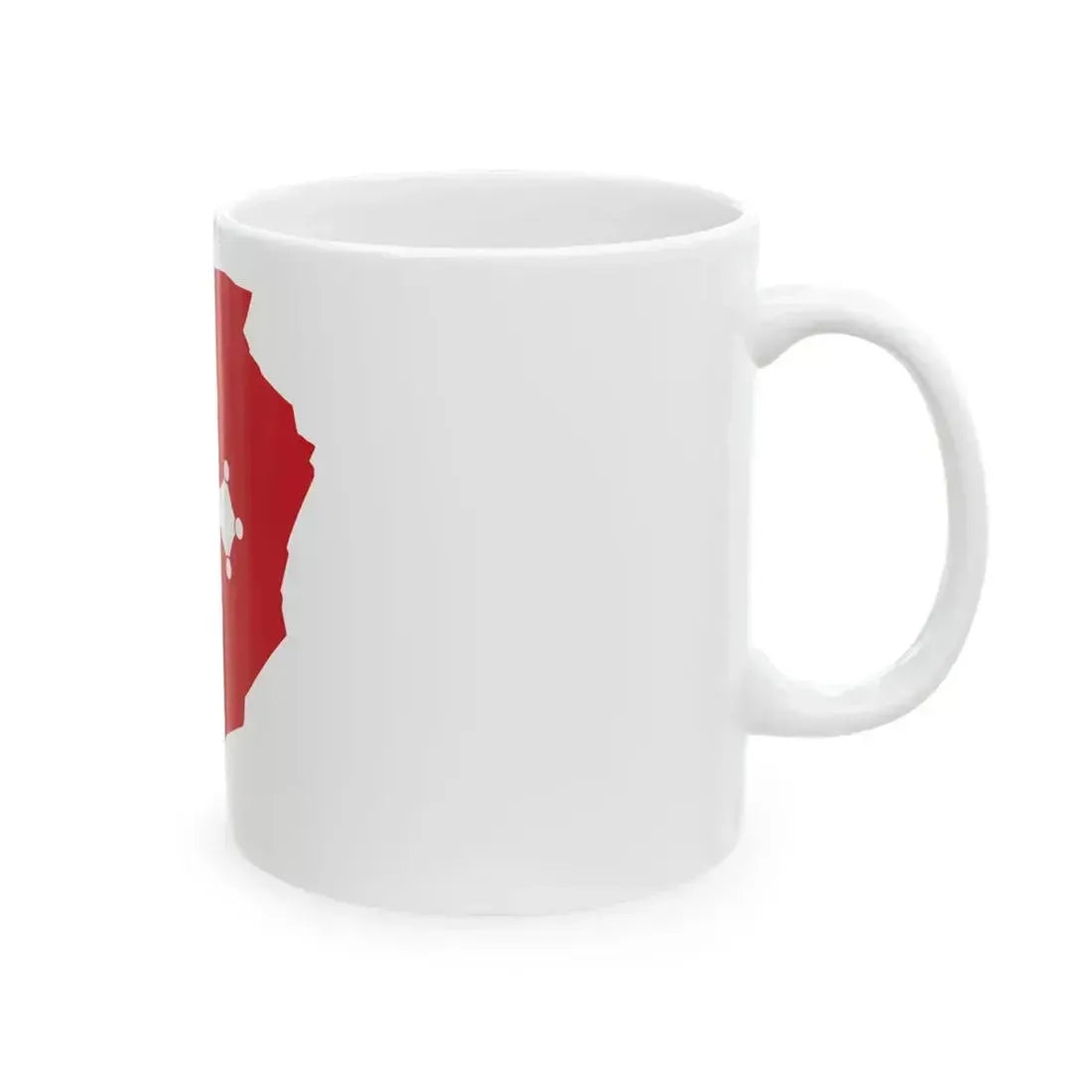 Flag map of Pisa (Italy) White Coffee Mug - Go Mug Yourself