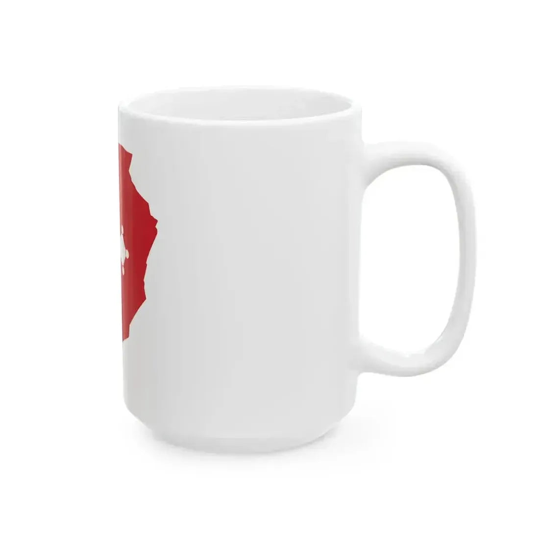 Flag map of Pisa (Italy) White Coffee Mug - Go Mug Yourself