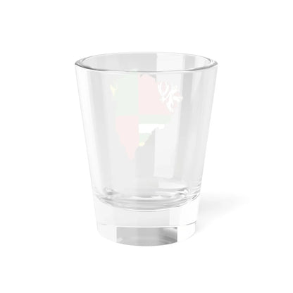 Flag-map of Plzen Region (Czech Republic) Shot Glass 1.5oz - Go Mug Yourself