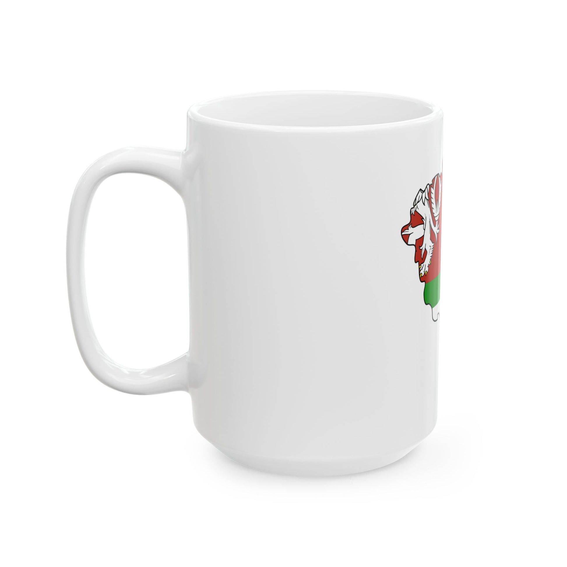 Flag-map of Plzen Region (Czech Republic) White Coffee Mug-Go Mug Yourself