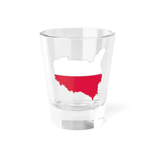 Flag map of Poland Irredentist (Poland) Shot Glass 1.5oz 1.5oz - Go Mug Yourself