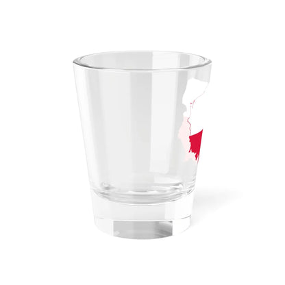 Flag-map of Poland (Poland) Shot Glass 1.5oz - Go Mug Yourself