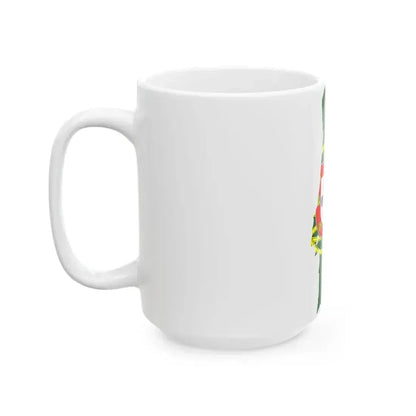 Flag map of Portugal (Portugal) White Coffee Mug - Go Mug Yourself