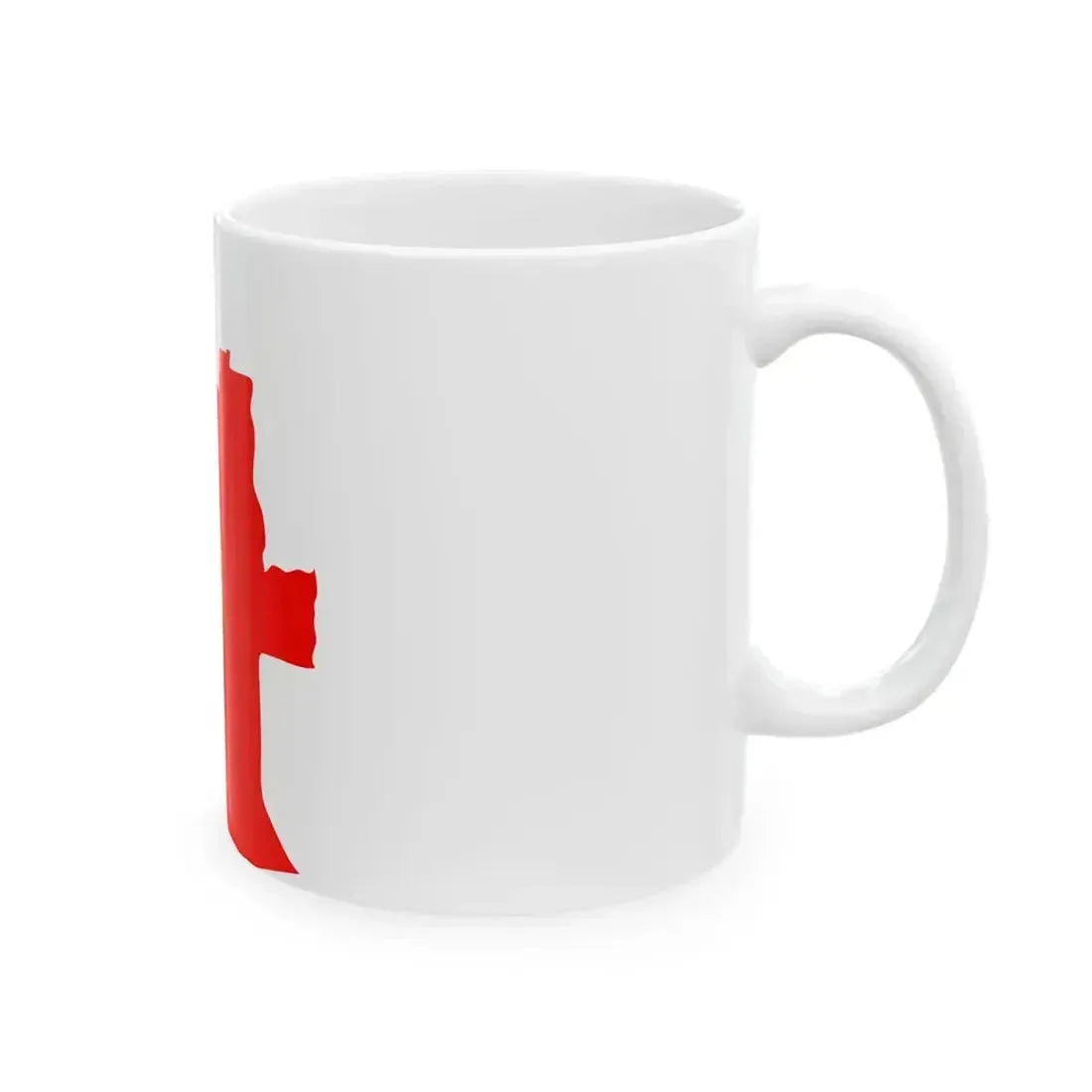 Flag map of Portuguese Angola 1910-1975 (Angola) White Coffee Mug - Go Mug Yourself