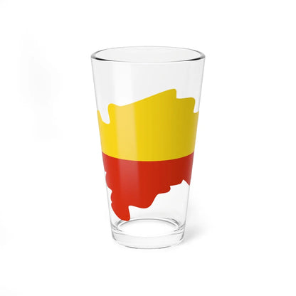 Flag-map of Prague (Czech Republic) Pint Glass 16oz 16oz - Go Mug Yourself