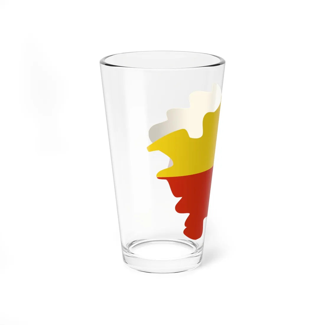 Flag-map of Prague (Czech Republic) Pint Glass 16oz - Go Mug Yourself