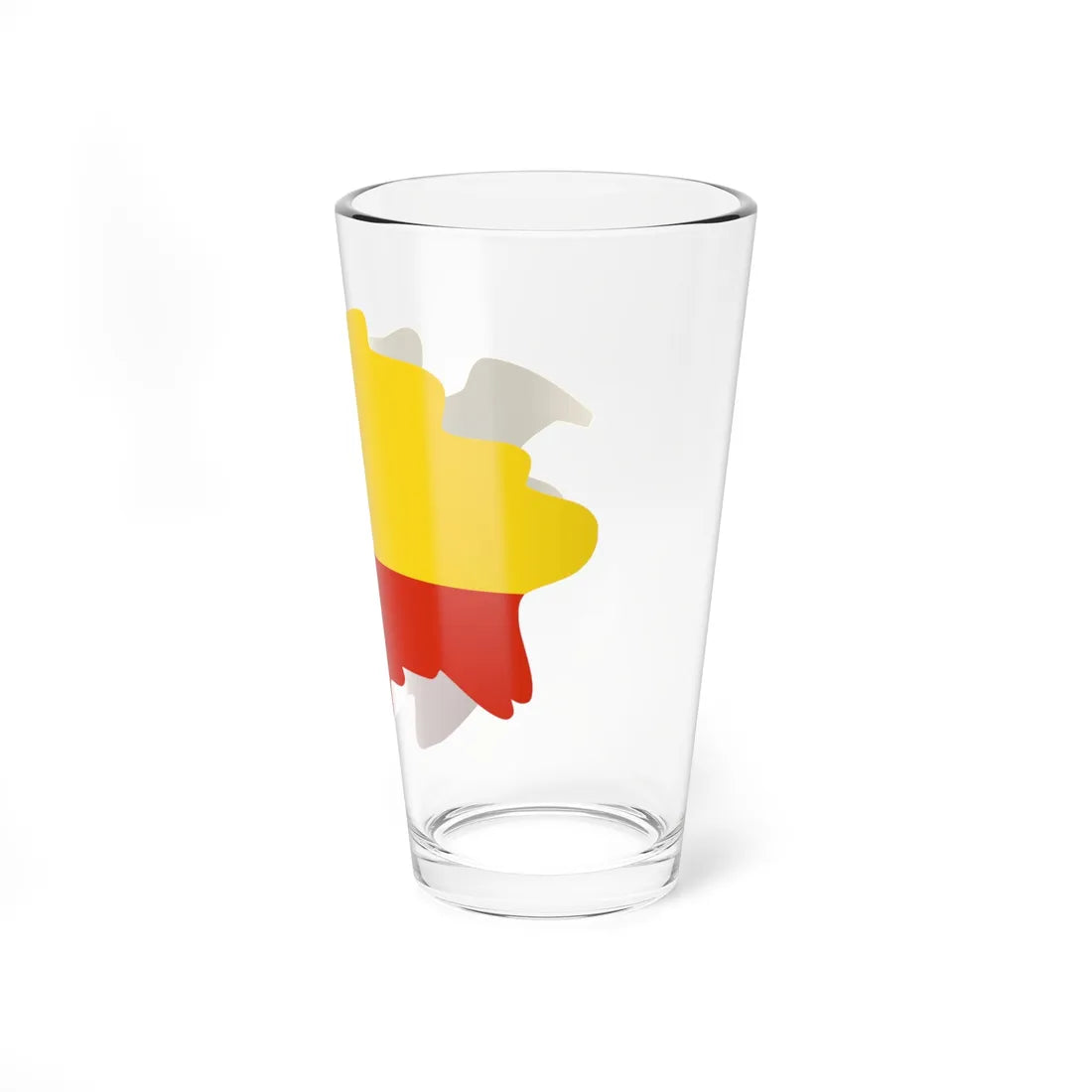 Flag-map of Prague (Czech Republic) Pint Glass 16oz - Go Mug Yourself