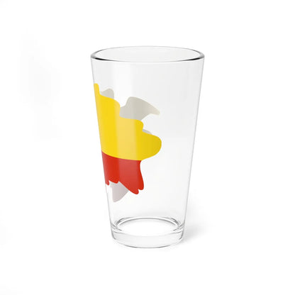 Flag-map of Prague (Czech Republic) Pint Glass 16oz - Go Mug Yourself