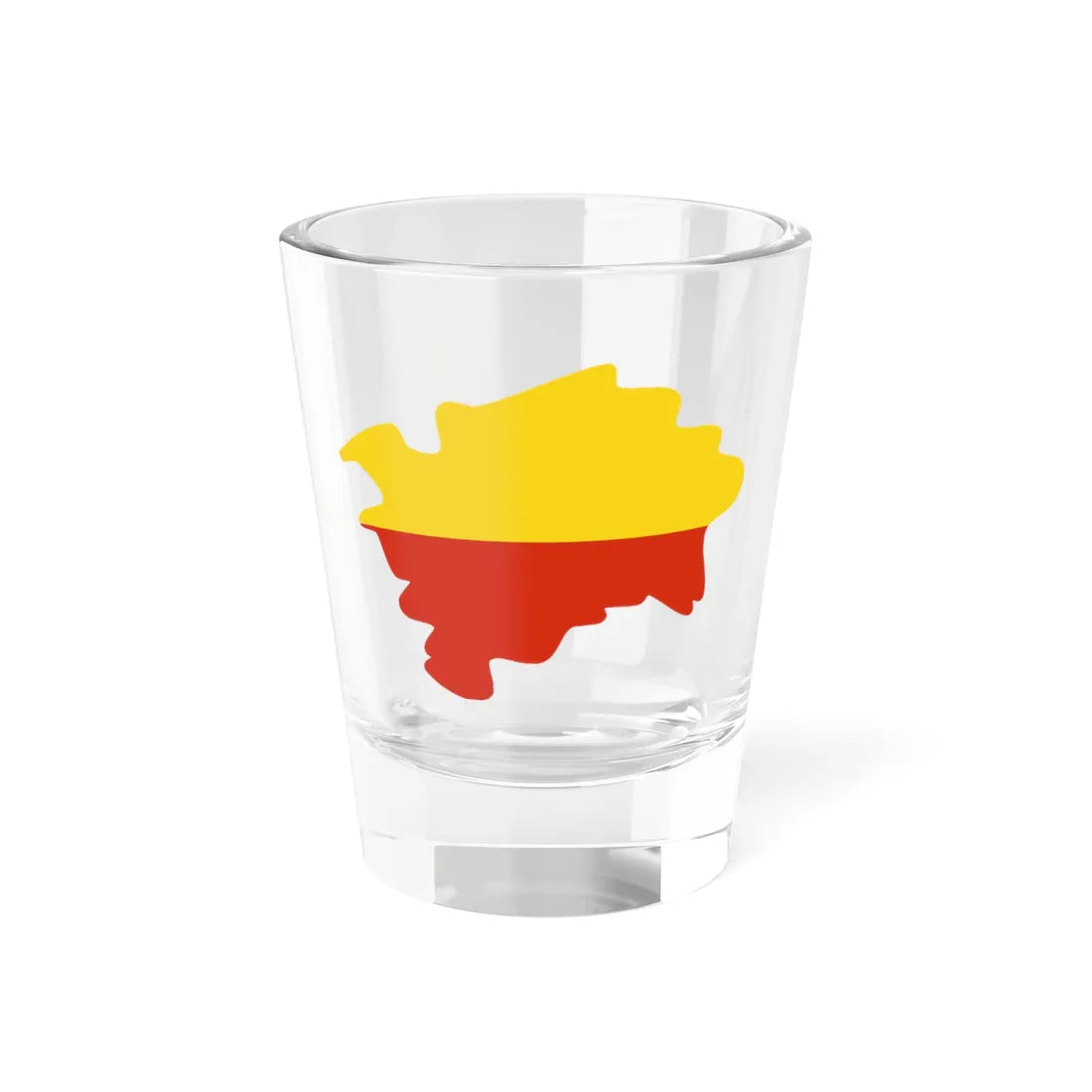Flag-map of Prague (Czech Republic) Shot Glass 1.5oz 1.5oz - Go Mug Yourself