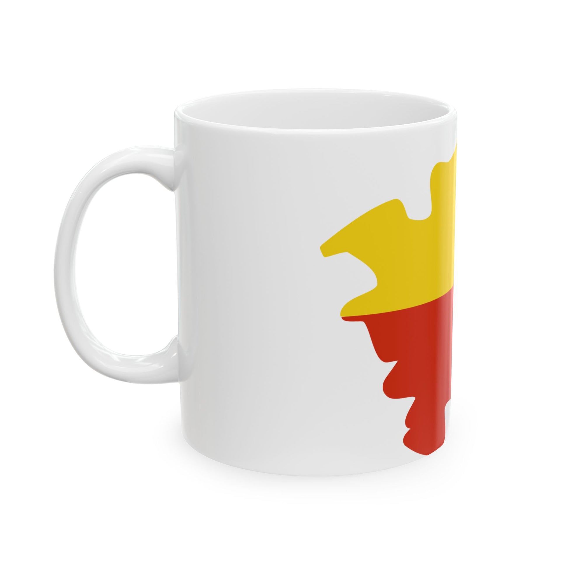 Flag-map of Prague (Czech Republic) White Coffee Mug-Go Mug Yourself