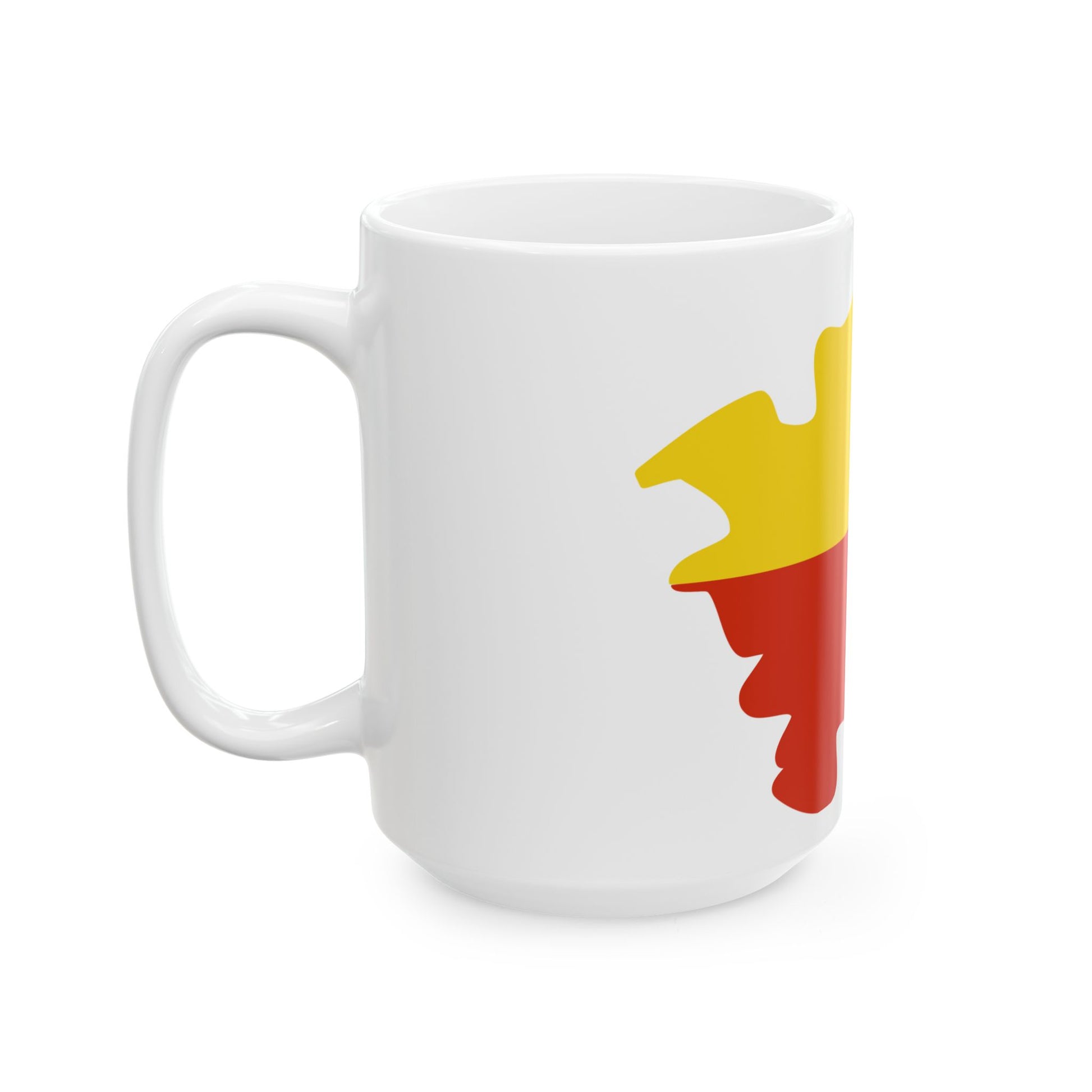Flag-map of Prague (Czech Republic) White Coffee Mug-Go Mug Yourself