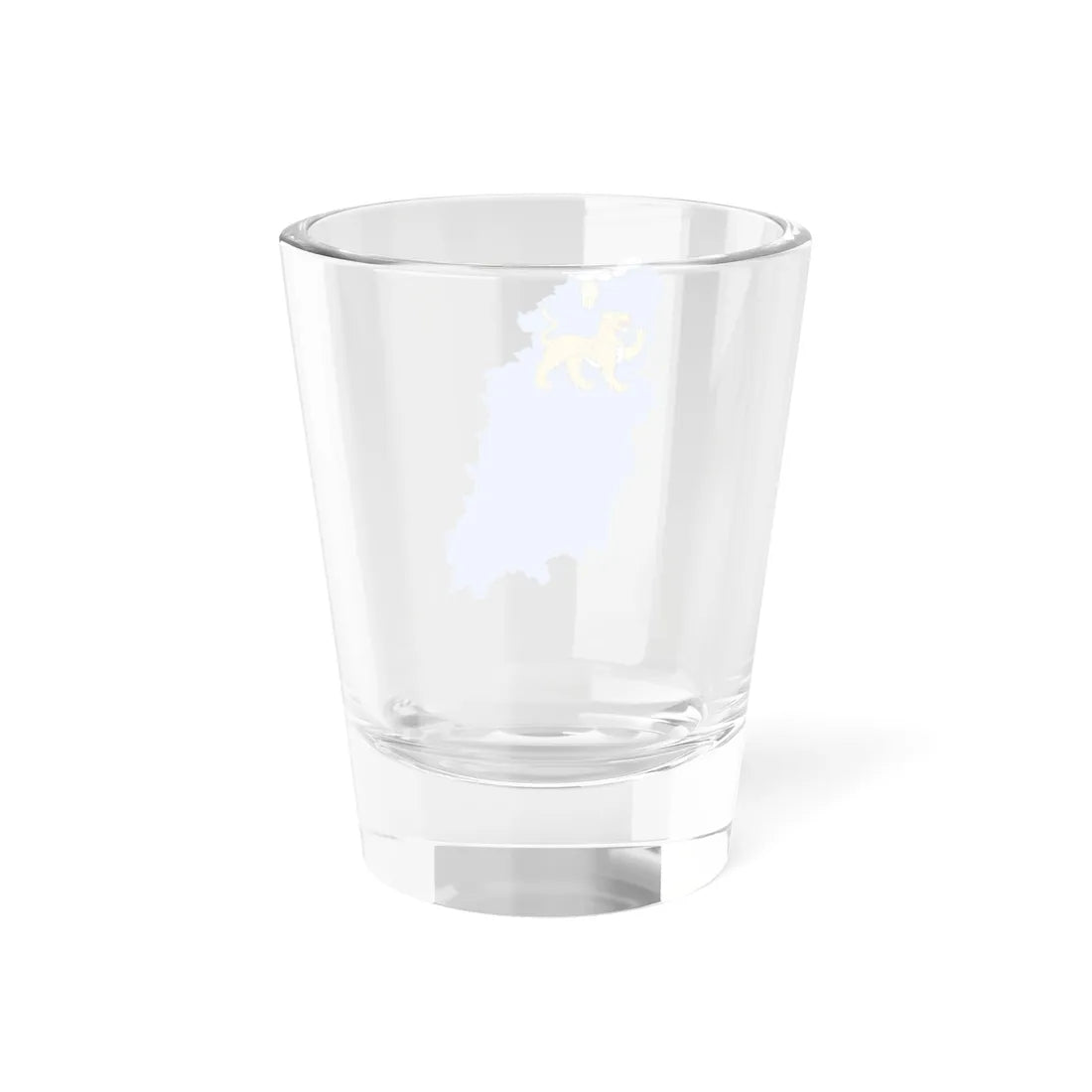 Flag-map of Pskov Oblast (Russia) Shot Glass 1.5oz - Go Mug Yourself
