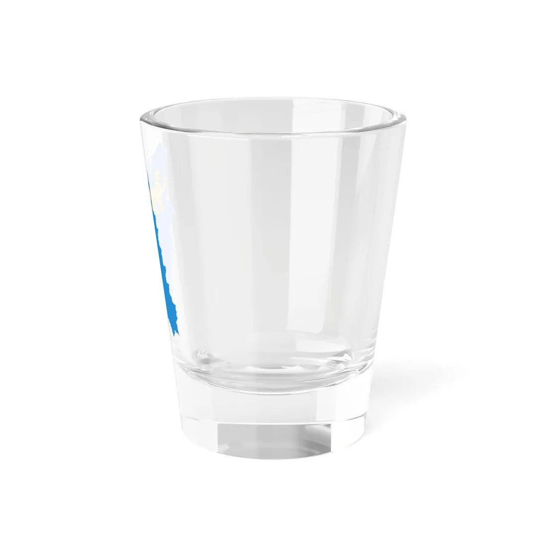Flag-map of Pskov Oblast (Russia) Shot Glass 1.5oz - Go Mug Yourself