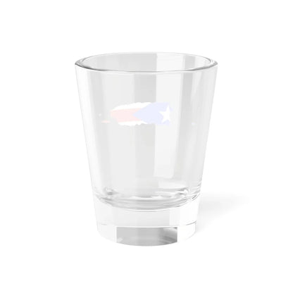 Flag-map of Puerto Rico (United States) Shot Glass 1.5oz - Go Mug Yourself