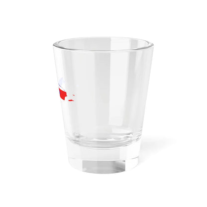 Flag-map of Puerto Rico (United States) Shot Glass 1.5oz - Go Mug Yourself