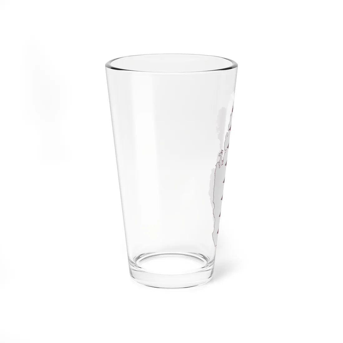 Flag-map of Qatar (Qatar) Pint Glass 16oz - Go Mug Yourself