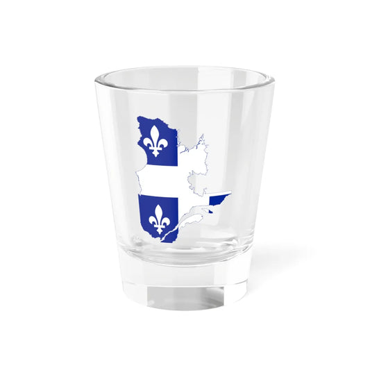 Flag-map of Quebec (Canada) Shot Glass 1.5oz 1.5oz - Go Mug Yourself