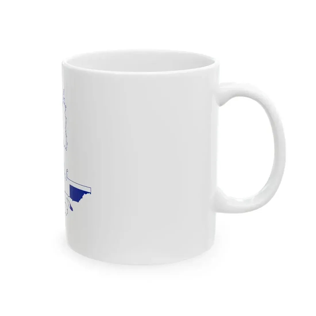 Flag-map of Quebec (Canada) White Coffee Mug - Go Mug Yourself