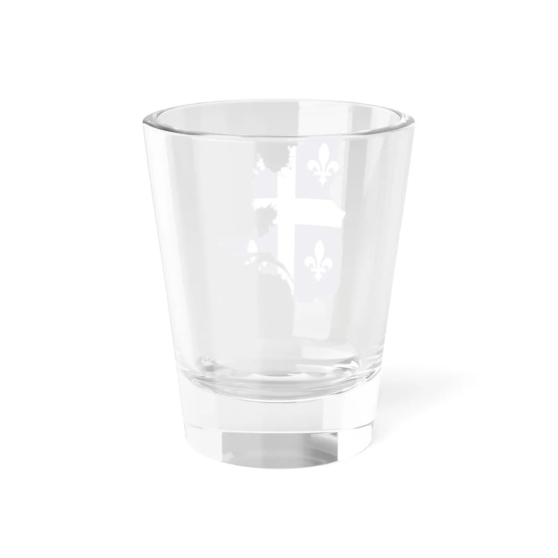 Flag-map of Quebec - original (Canada) Shot Glass 1.5oz - Go Mug Yourself