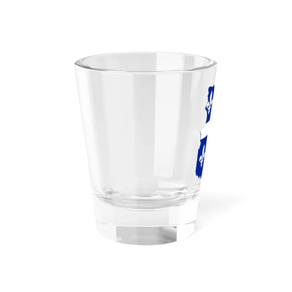Flag-map of Quebec - original (Canada) Shot Glass 1.5oz - Go Mug Yourself