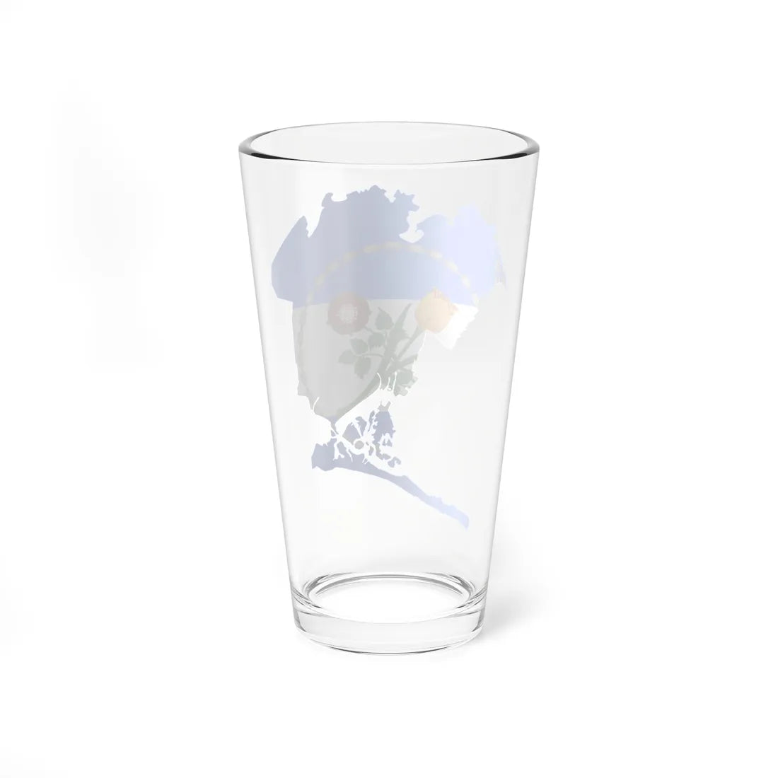 Flag-map of Queens County New York (United States) Pint Glass 16oz - Go Mug Yourself
