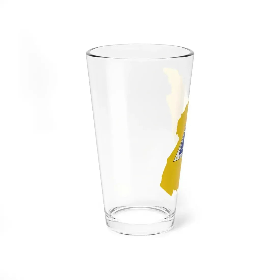 Flag map of Quezon City (Philippines) Pint Glass 16oz - Go Mug Yourself