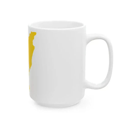 Flag map of Quezon City (Philippines) White Coffee Mug - Go Mug Yourself