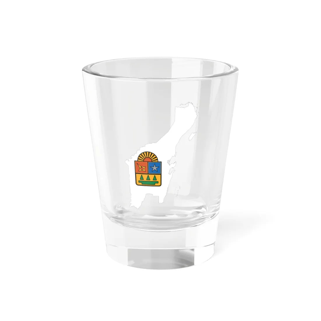 Flag-map of Quintana Roo Mexico (Mexico) Shot Glass 1.5oz 1.5oz - Go Mug Yourself