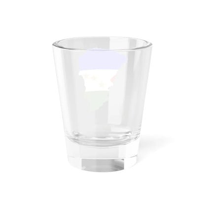Flag-map of RAAS (Nicaragua) Shot Glass 1.5oz - Go Mug Yourself