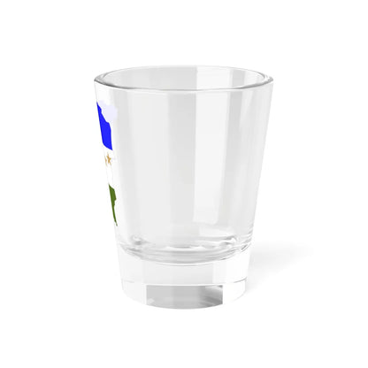 Flag-map of RAAS (Nicaragua) Shot Glass 1.5oz - Go Mug Yourself