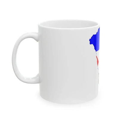 Flag-map of RAAS (Nicaragua) White Coffee Mug - Go Mug Yourself