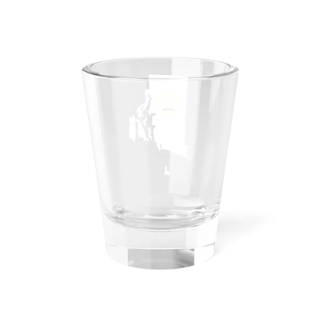 Flag-map of Rhode Island (United States) Shot Glass 1.5oz - Go Mug Yourself