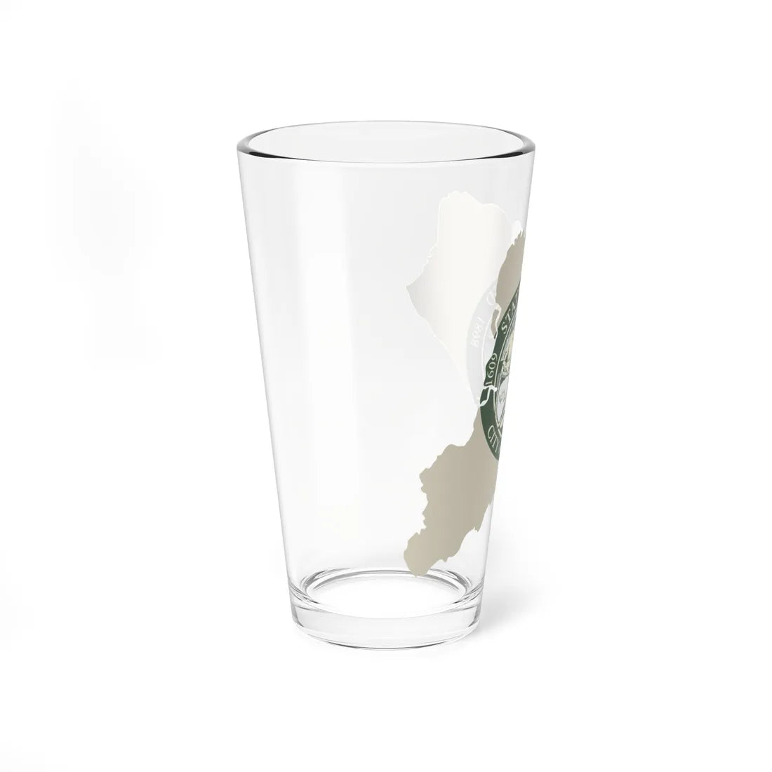 Flag-map of Richmond County New York (United States) Pint Glass 16oz - Go Mug Yourself