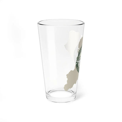 Flag-map of Richmond County New York (United States) Pint Glass 16oz - Go Mug Yourself